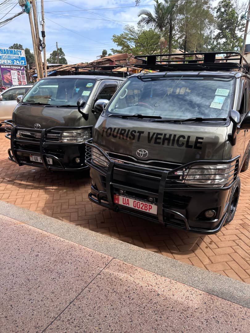 Toyota HiAce minibus for group hire in Rwanda